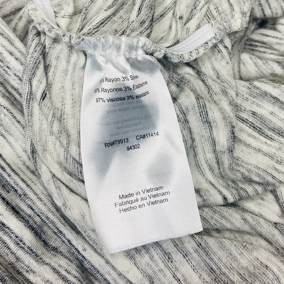 Motherhood Maternity Plus Size Long Sleeve Side Ruched Grey Spacedye Shi… - Picture 6 of 7